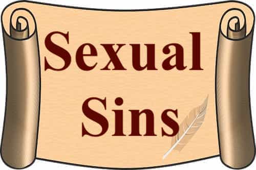 Sexual Sins mentioned i