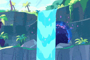 Animation Of Waterfall