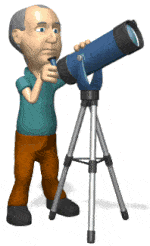 Man Seeing Through Telescope